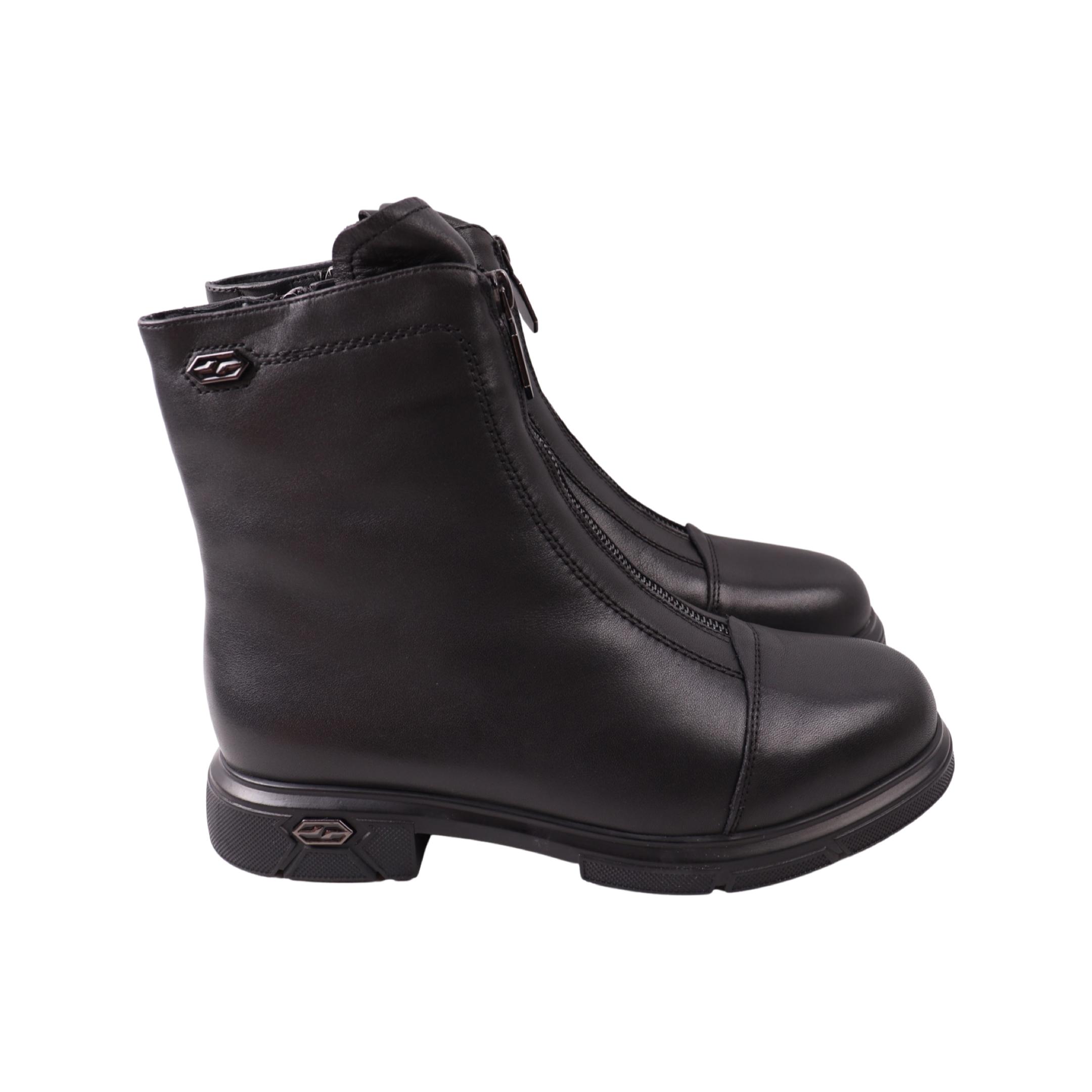 Ботинки женские Renzoni натуральная кожа р. 36 Черный (1019-24ZHC)