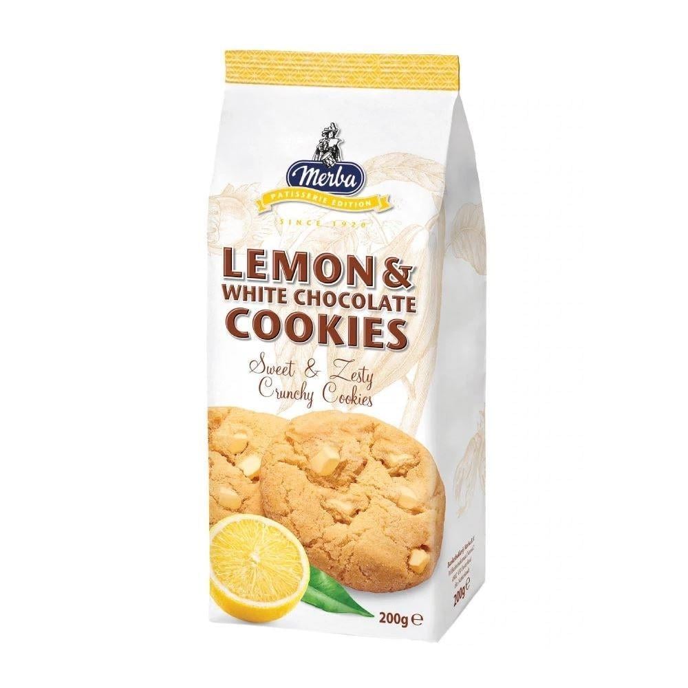 Печенье Merba Lemon & White Chocolate 200 г (1879868541)