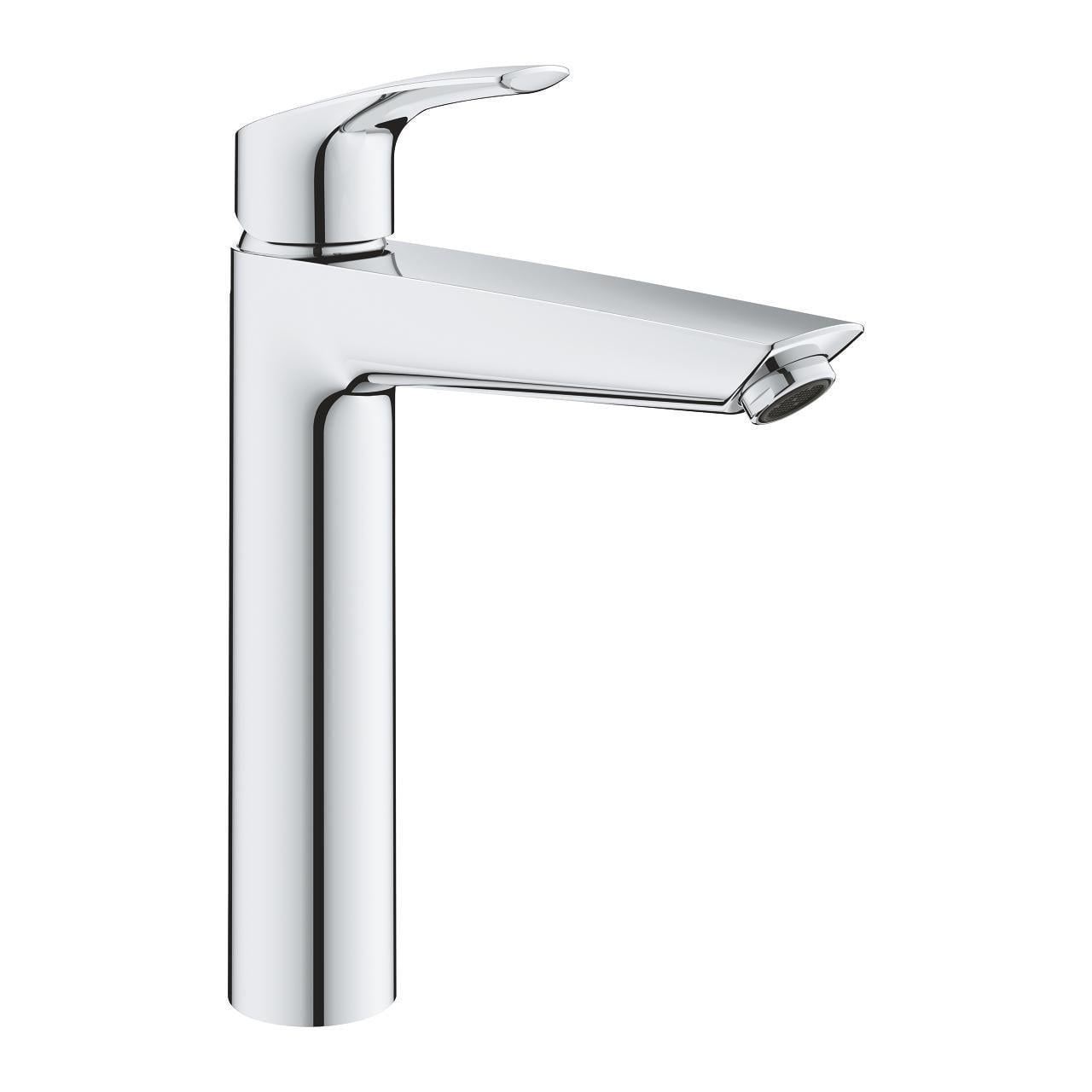 Смеситель для раковины Grohe Eurosmart XL-size без донного клапана Хромированный (23971003)