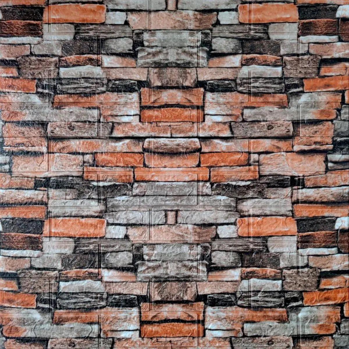 Панель декоративная 3D Sticker Wall под кирпич Екатеринославский 700x770x3 мм Песчаник