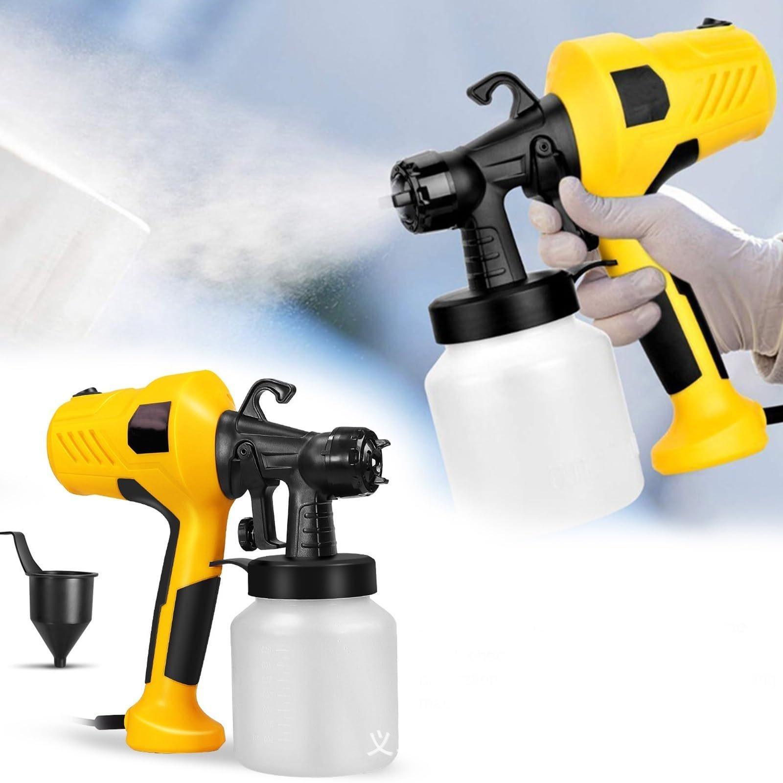 Фарборозпилювач електричний APRO HVLP 350 Вт 800 мл/хв 800 мл 25 мм Жовтий - фото 3