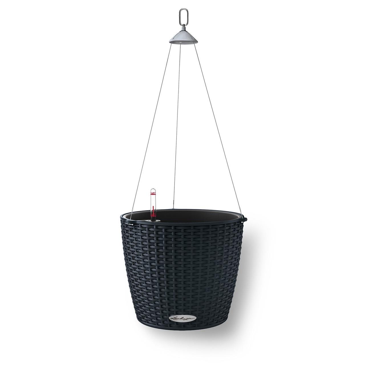 Вазон Lechuza Cottage Nido 28 Графитовый/Черный (A-014806) Вазон Lechuza Cottage Nido 28 Графитовый/Черный (A-014806)