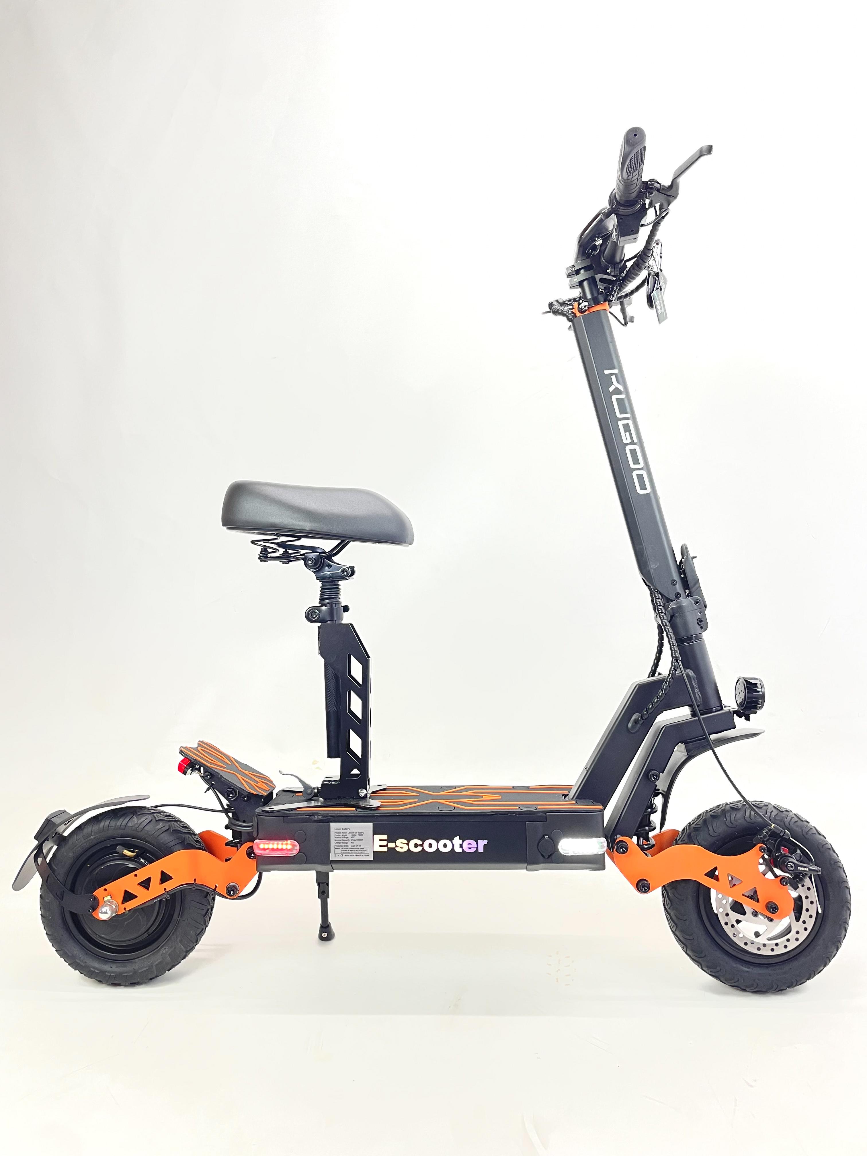 Электросамокат с сиденьем Kugoo E-scooter 2000W 48V 21Ah - фото 3