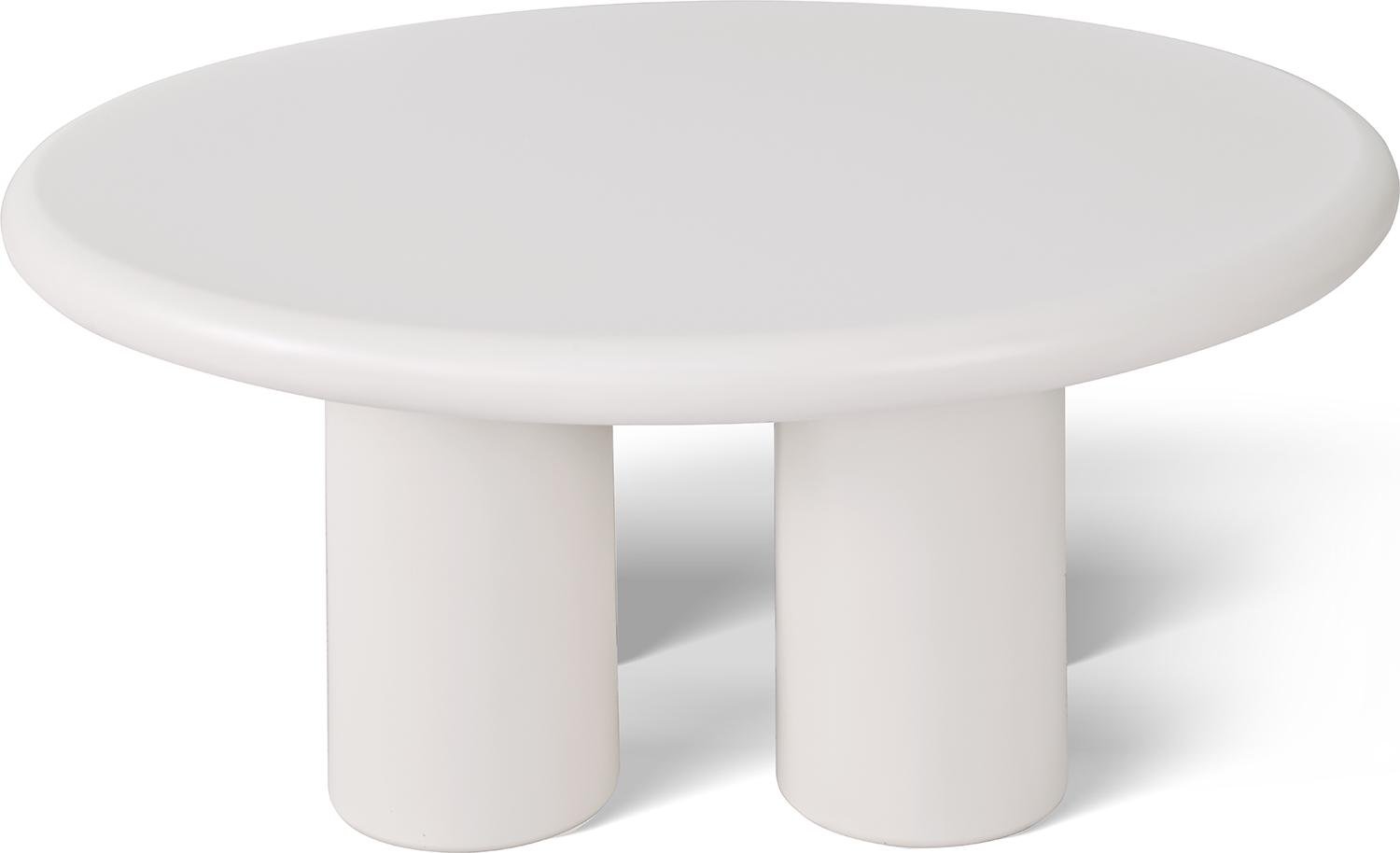 Кофейный столик Rafael 80 см Beige top beige base (13979)