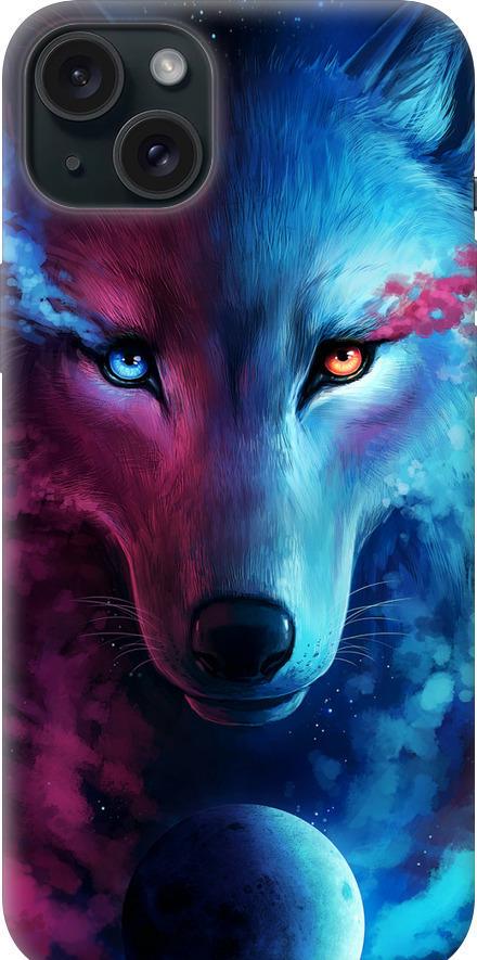 Чохол на iPhone 15 Plus Арт-вовк (3999u-3097-42517) Чохол на iPhone 15 Plus Арт-вовк (3999u-3097-42517)