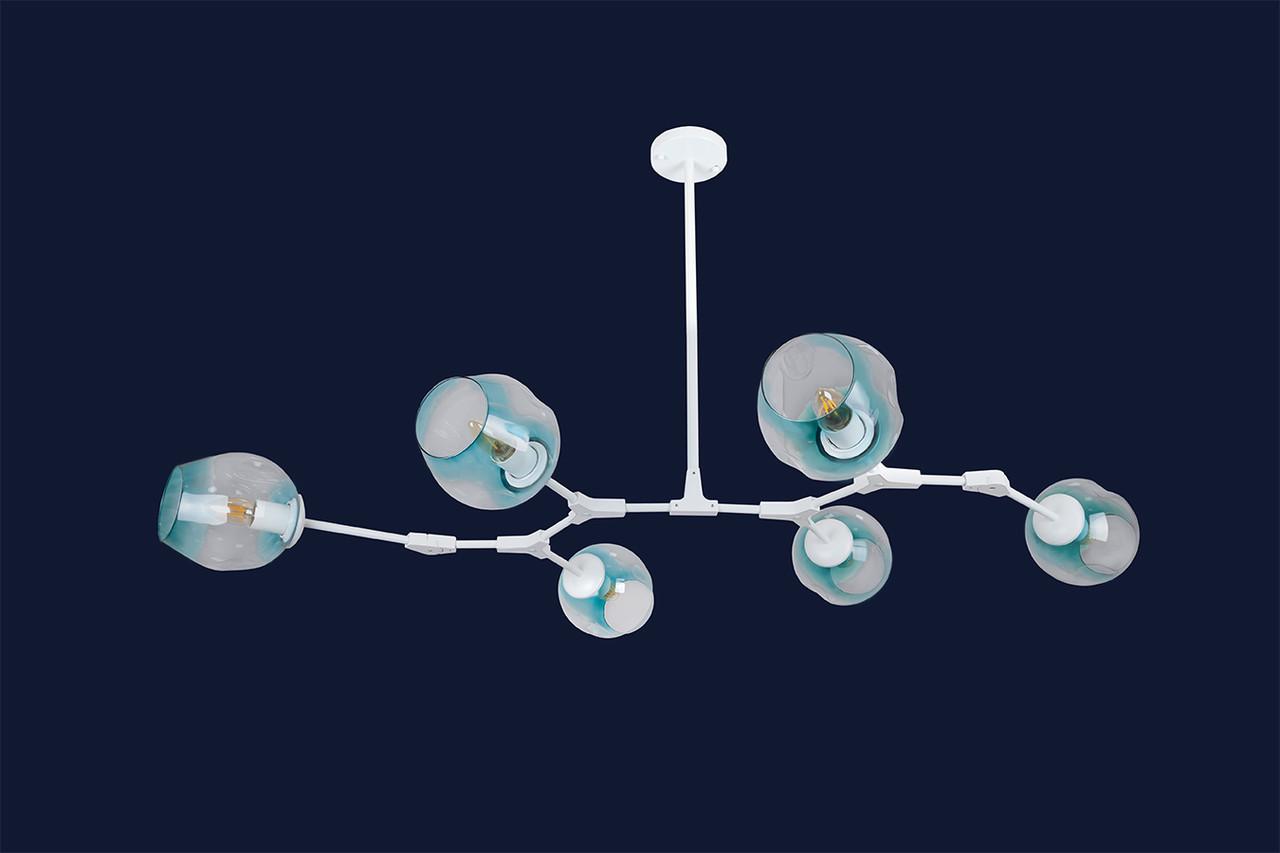 Люстра 752L7731-6 WH/BL - фото 2