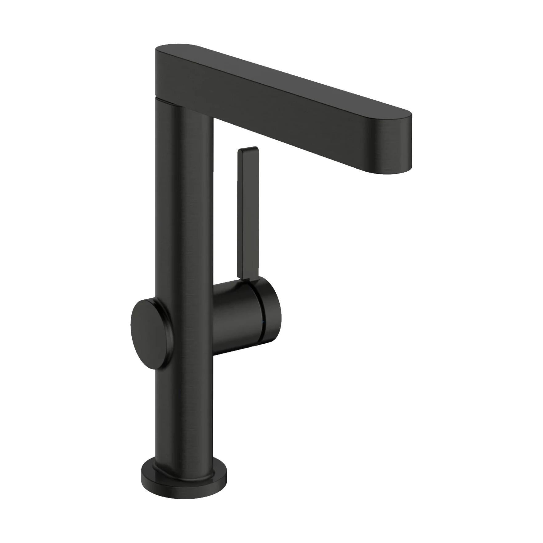 Смеситель для раковины Hansgrohe Finoris однорычажный Черный матовый (37463045)