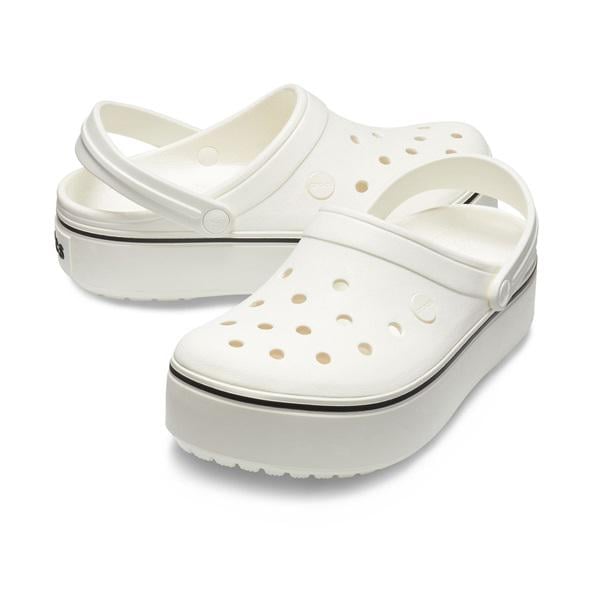 Сабо Crocs Crocband Platform Clog M6-W8 р. 38 White - фото 1