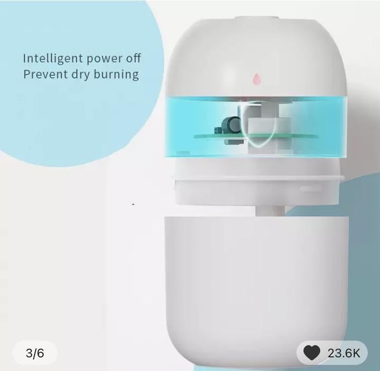 Увлажнитель воздуха компактный Белый (1765474021) - фото 4 Увлажнитель воздуха компактный Белый (1765474021) - фото 4