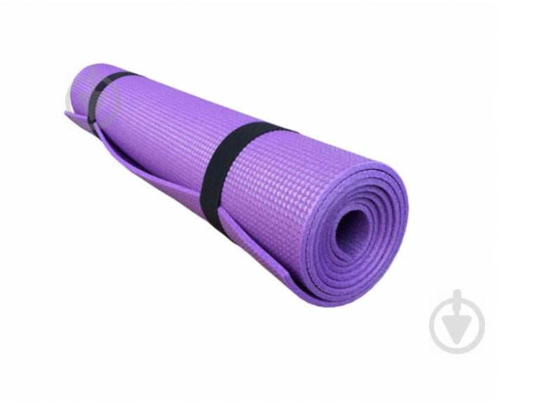 Коврик для фитнеса, йоги, Йогамат, Feel Fit Profi 173-61-0,5 см Фиолетовый