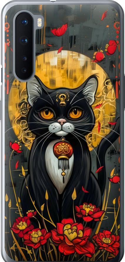 Чехол на OnePlus Nord China Cat (6134t-2046-42517)