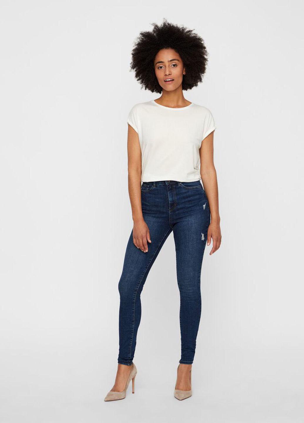 Джинсы Vero Moda W28L30 Темно-синий (10225031b51)