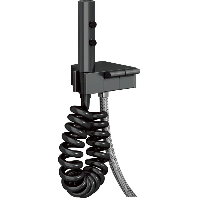 Кран для гигиенического душа и бачка унитаза Champion PHS-333 с лейкой Black (CH6553)