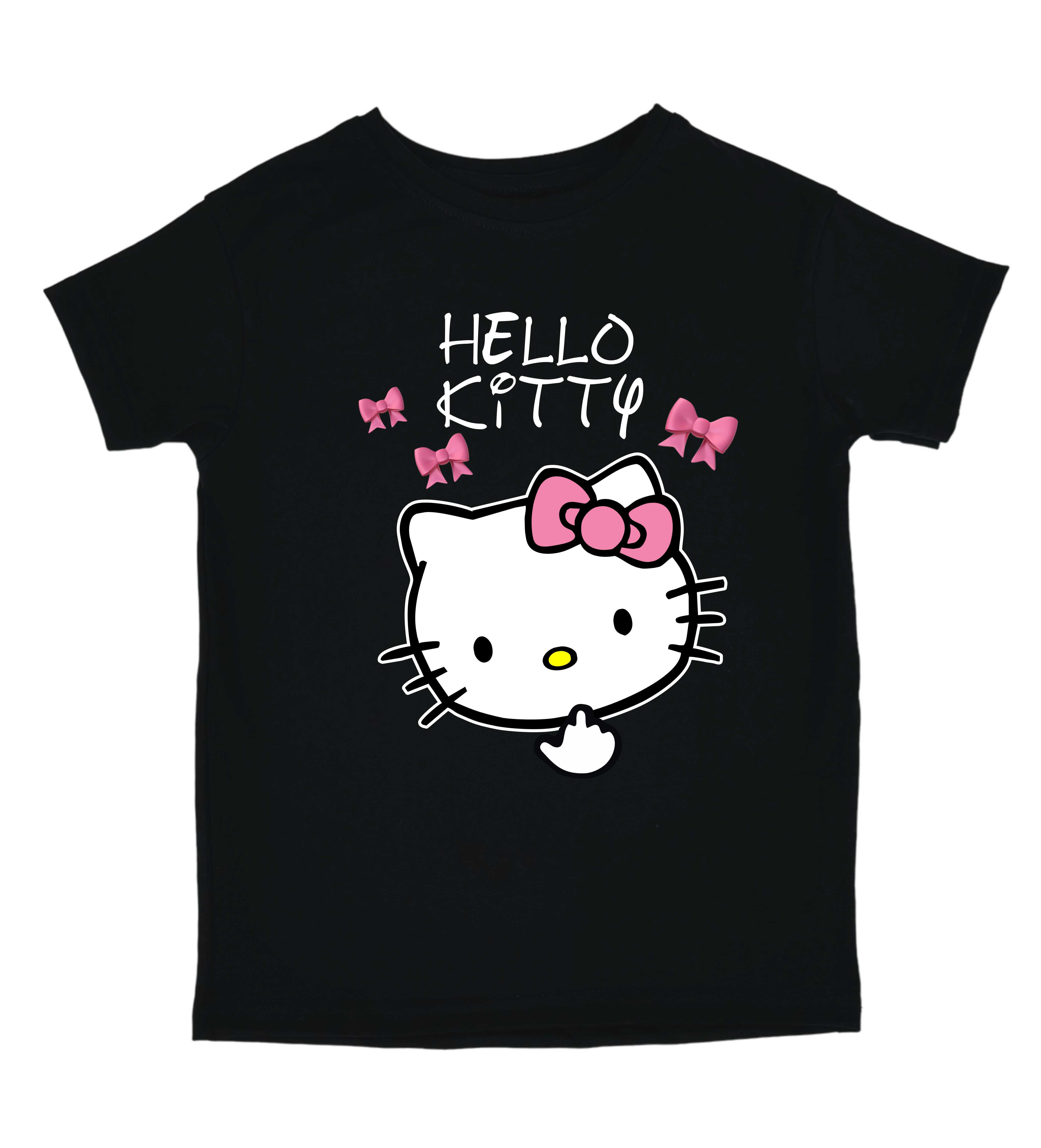 Футболка дитяча TM Spinogriz СПИ2024 Hello Kitty 158 см Чорний