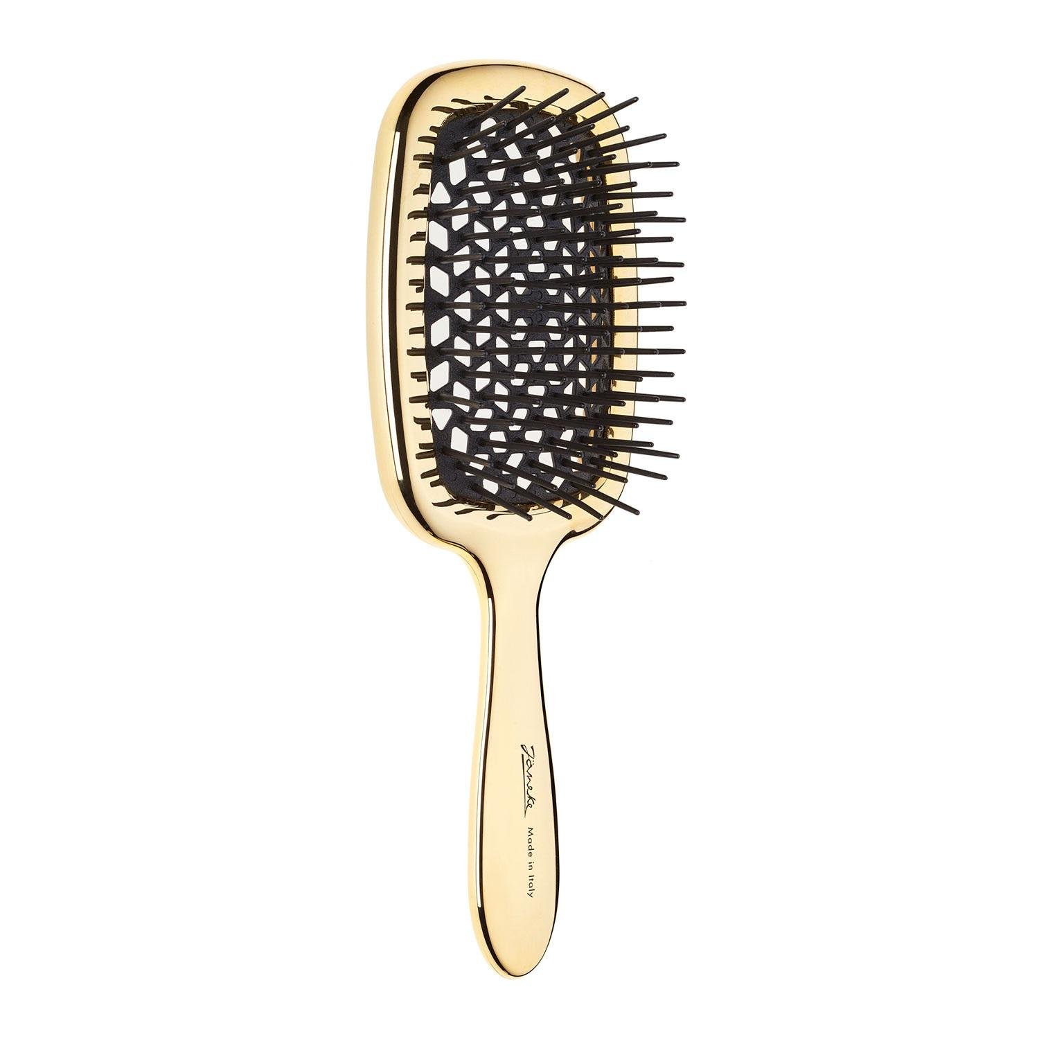 Расческа Janeke Super Brush limited Золотой/Черный 8006060593348)