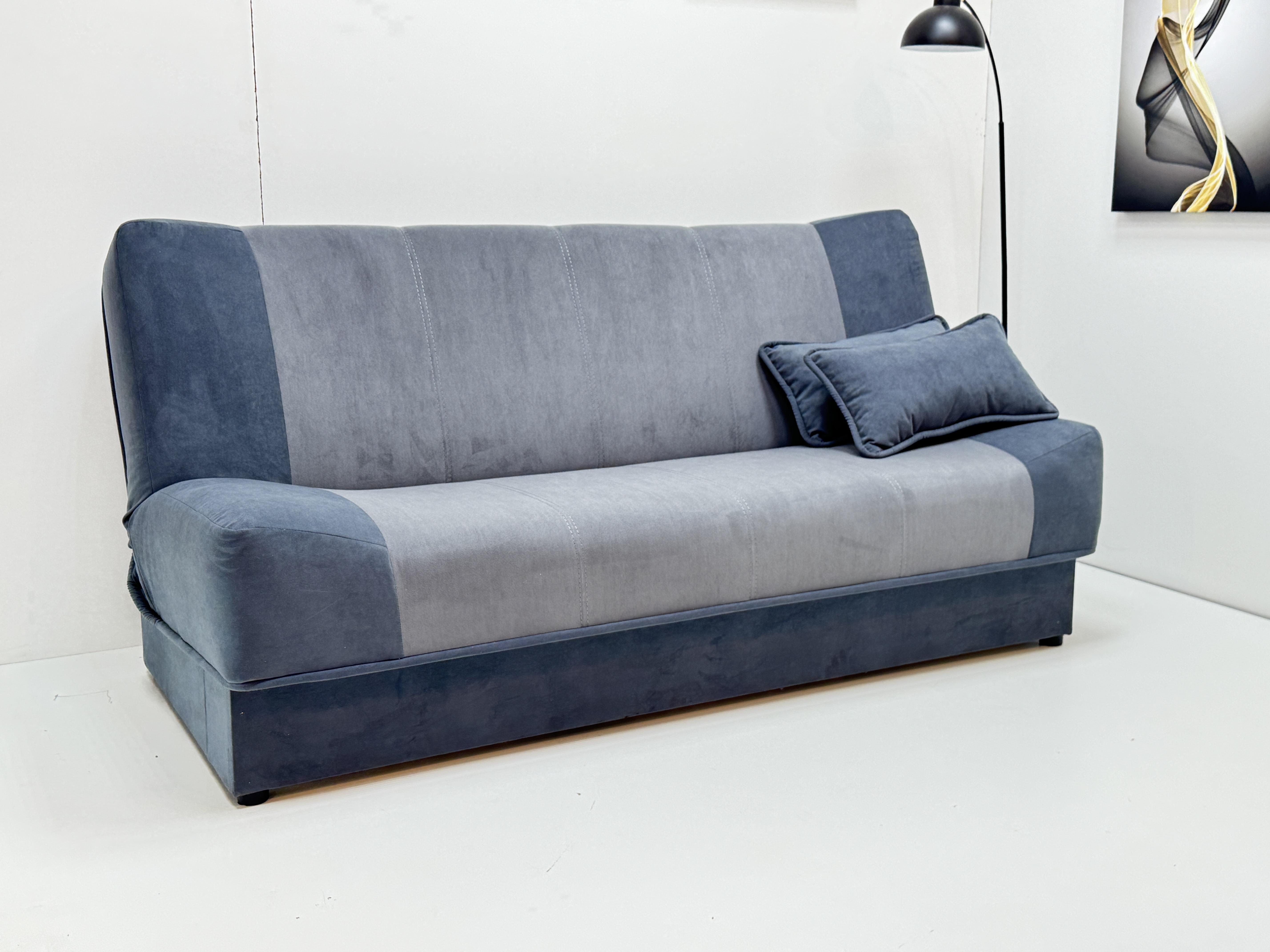 Диван книжка Петрович 195х100 см Серый