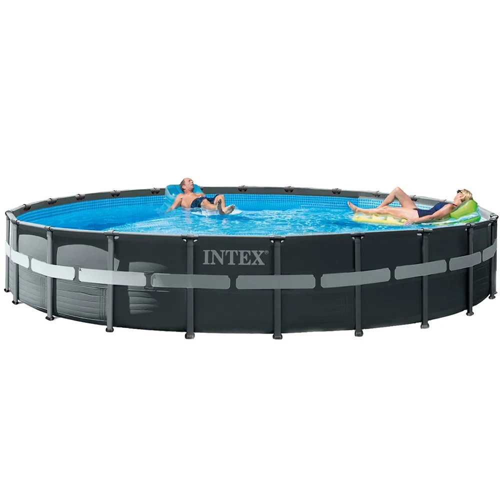 Бассейн каркасный круглый Intex 26340-0 Ultra XTR 732х132 см Серый (147-9-26340-0)