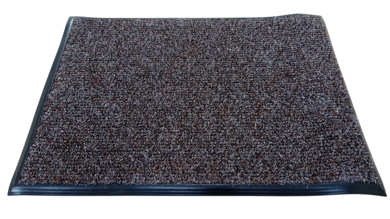 Коврик грязезащитный Поляна 90х60 см Коричневый