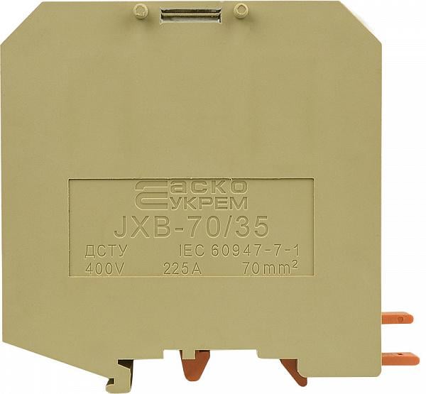Клемма винтовая наборная АСКО-Укрем JXB 70/35 225А 70 мм2 х 75х21х76 мм Желтый (A0130010108) Клемма винтовая наборная АСКО-Укрем JXB 70/35 225А 70 мм2 х 75х21х76 мм Желтый (A0130010108)