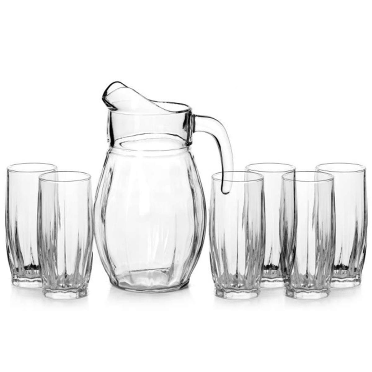 Набор для напитков Pasabahce Dance кувшин 1,7 л и 6 стаканов 320 мл (NA000132)