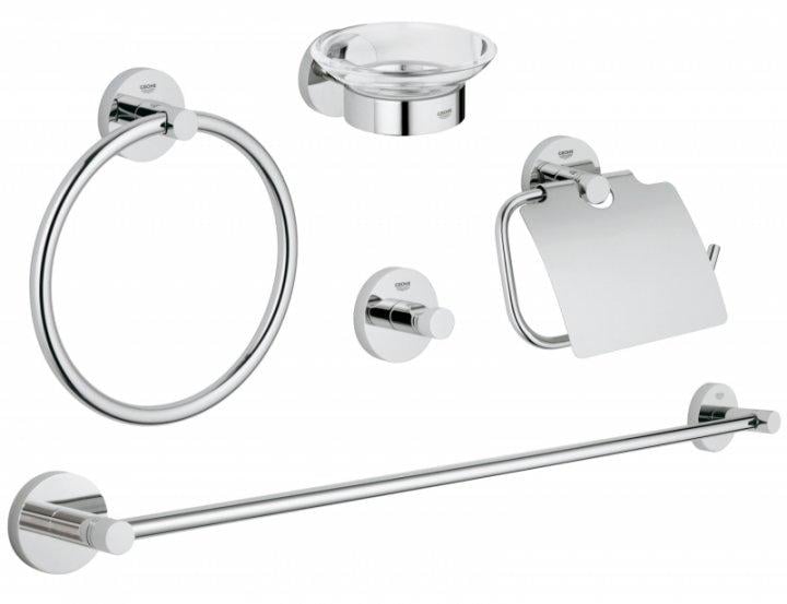 Набор аксессуаров 5 в 1 Grohe Essentials (40344001)