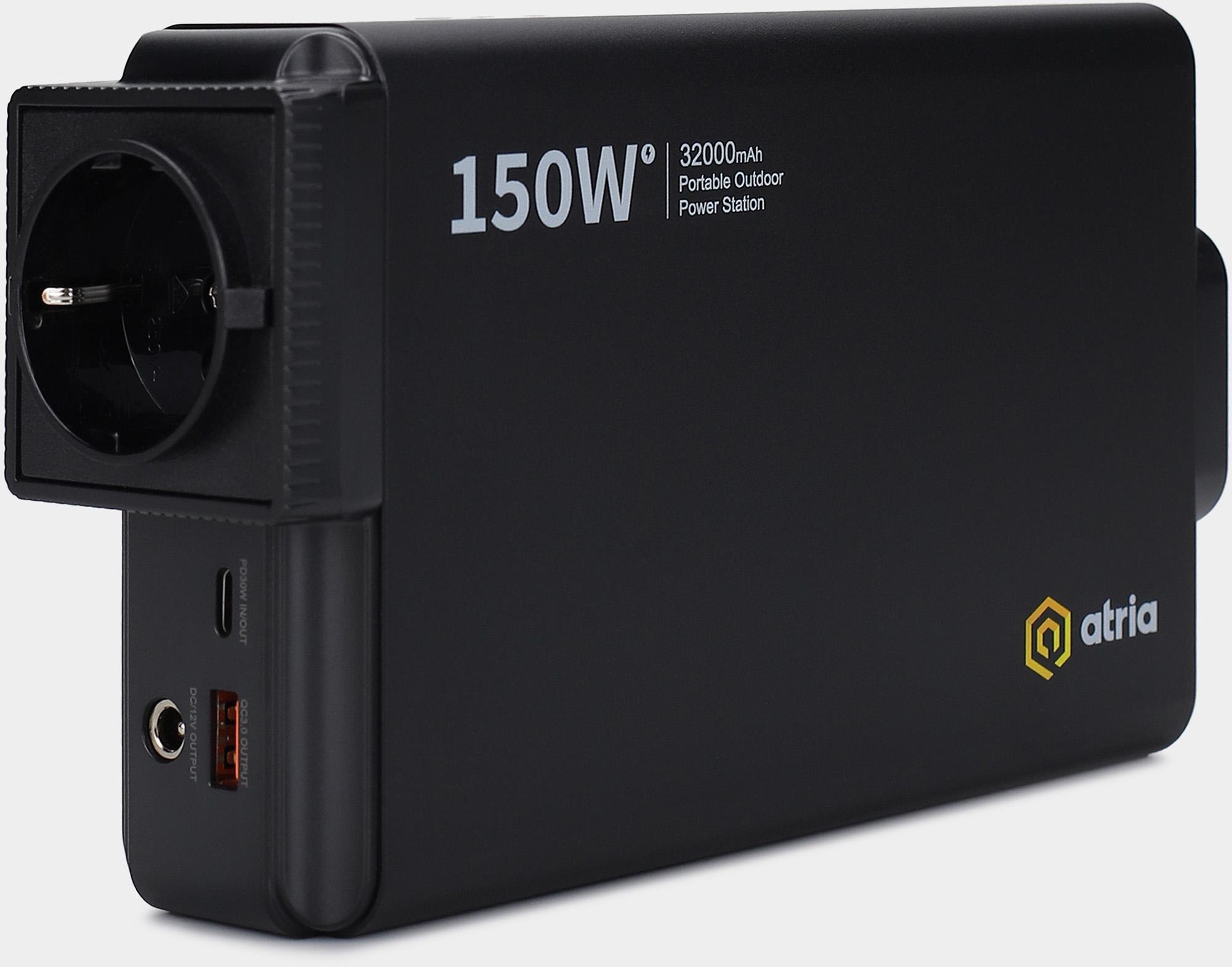 Зарядная станция портативная ATRIA 150W Li-Pol 115,2Wh OPS-151 для дома и путешествий (625297) - фото 3 Зарядная станция портативная ATRIA 150W Li-Pol 115,2Wh OPS-151 для дома и путешествий (625297) - фото 3