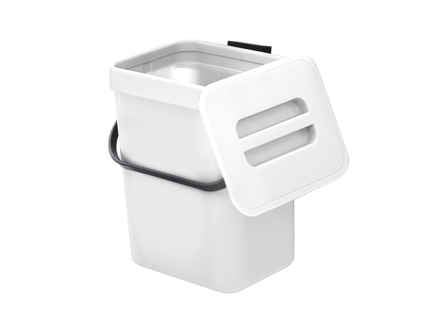 Ведро для мусора MVM BIN-11 5L WHITE/ANTHRACITE с крышкой 5 л Белый (211565) - фото 4 Ведро для мусора MVM BIN-11 5L WHITE/ANTHRACITE с крышкой 5 л Белый (211565) - фото 4