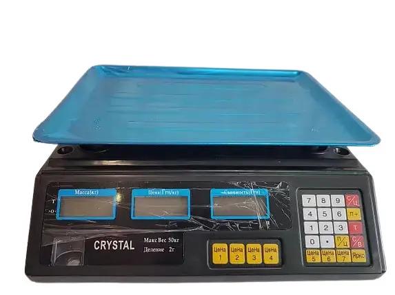 Весы CRYSTAL CT-500 со счетчиком цены до 50 кг