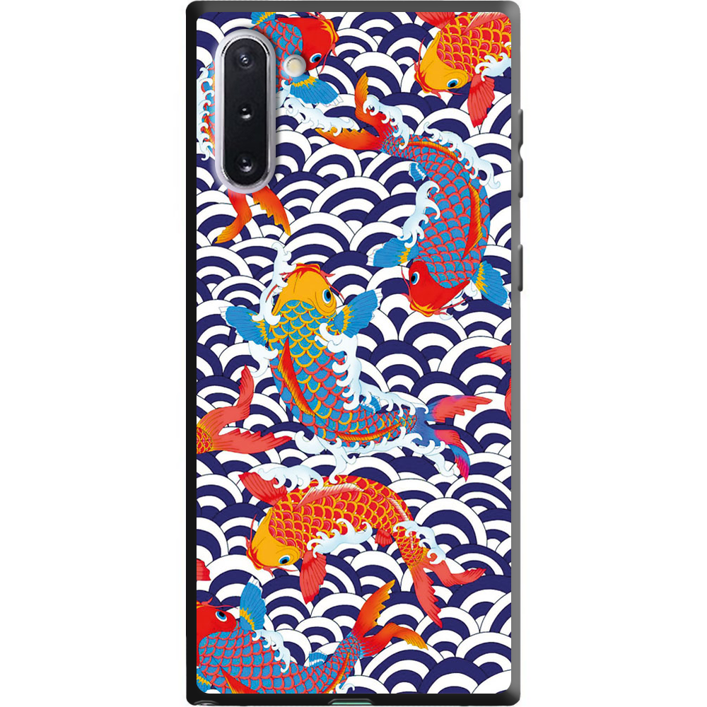 Чохол Boxface Samsung N970 Galaxy Note 10 Koi Fish Чорний силікон (37407-up2477-38697)