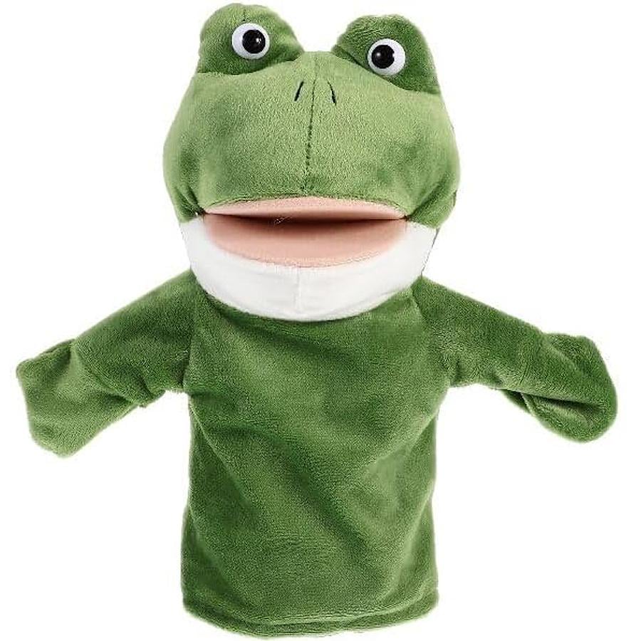 Игрушка на руку Жабка для кукольного театра 28 см