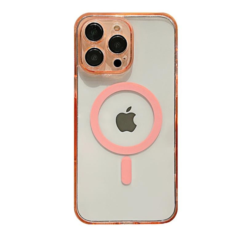 Чохол для Apple iPhone 14 Pro Max Clear Magnetic Series Pink