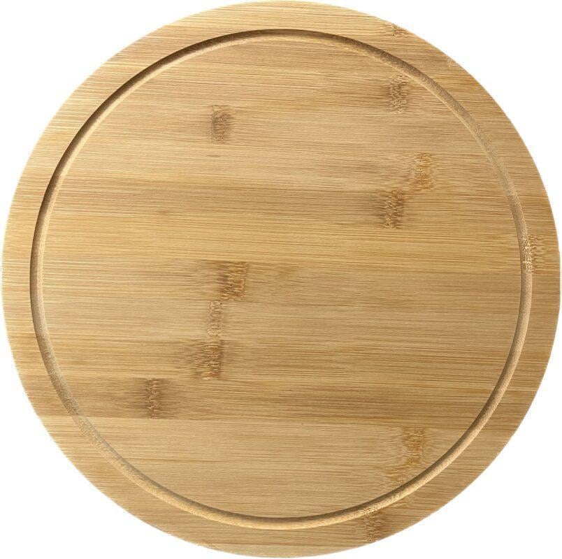 Доска кухонная для пиццы бамбуковая Eurogold Ø32 см (2502320264) Доска кухонная для пиццы бамбуковая Eurogold Ø32 см (2502320264)