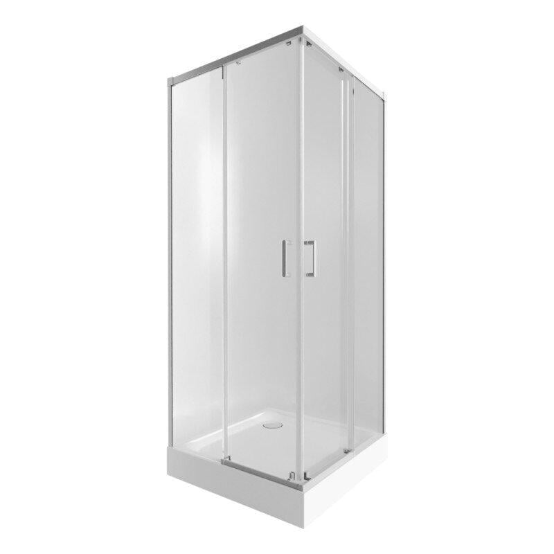 Душевая кабина Q-tap Taurus TAUWHI1099SC6UNIS309915 90x90x205 см профиль Белый (75120)
