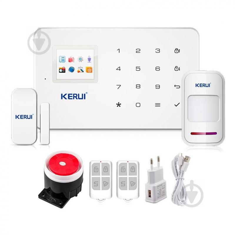 Комплект сигнализации GSM KERUI G-18 Plus Сенсорное управление ЖК экран