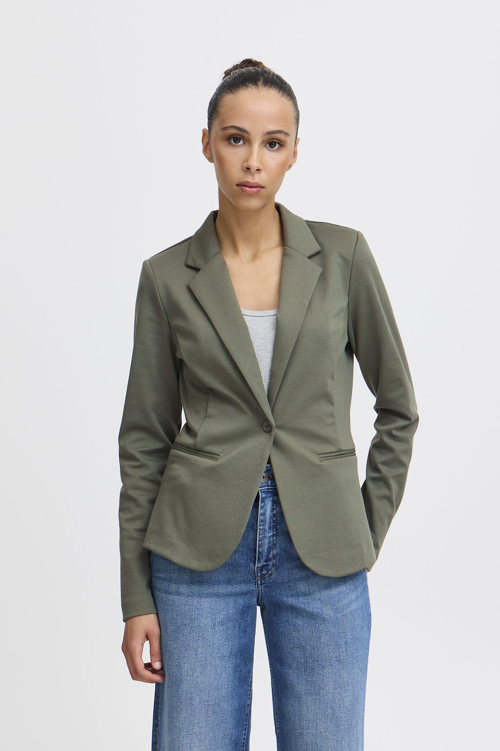 Жакет S Зеленый приглушенный (1523657wer) Жакет S Зеленый приглушенный (1523657wer)