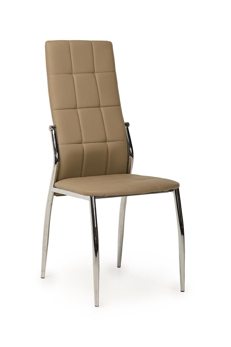 Стул обеденный мягкий Ветро Мебель N-20 1000х445х550 металл/искусственная кожа Мокко/Серебристый Стул обеденный мягкий Ветро Мебель N-20 1000х445х550 металл/искусственная кожа Мокко/Серебристый