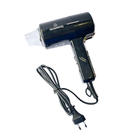 Фен для волос Crownberg дорожный со складной ручкой (CB-2314)