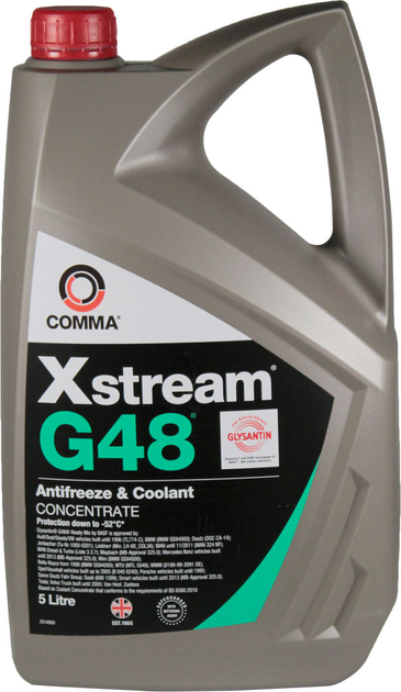 Антифриз автомобильный COMMA XSTREAM G48 AF CONC 5 л (XSG5L)