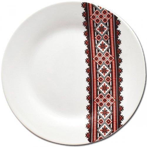 Тарілка S&T Вишиванка 175 мм Червоний/Чорний (30000-004)