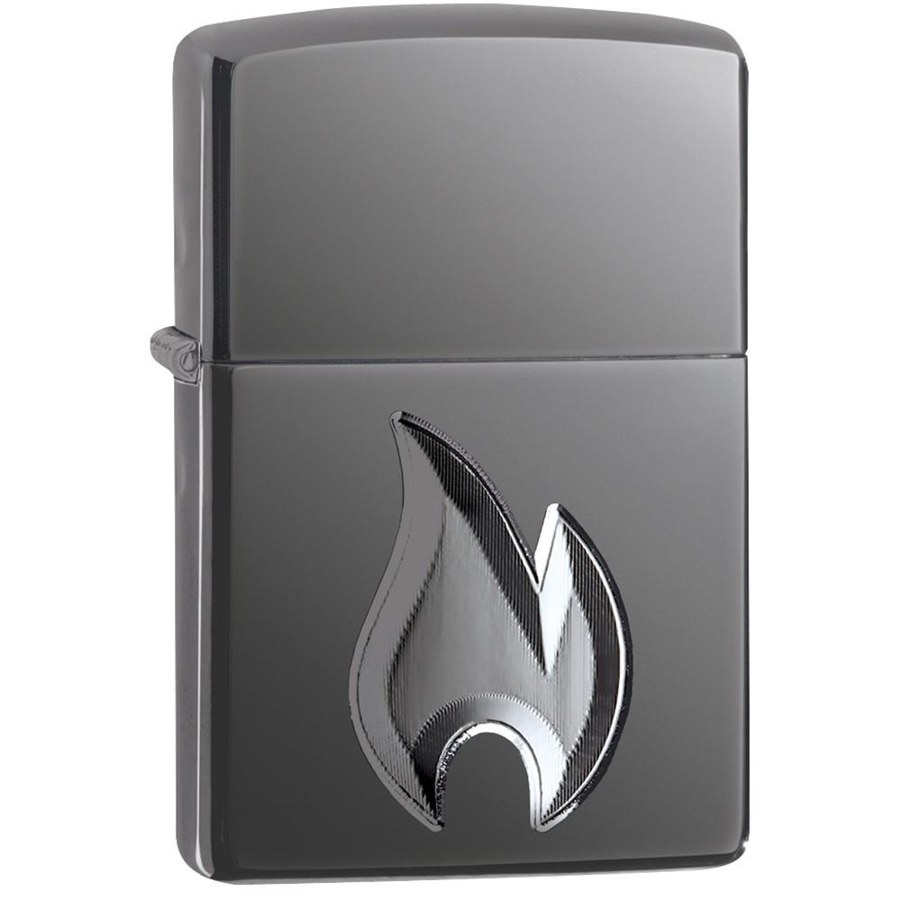 Зажигалка ZIPPO Flame Design Armor Black Ice 29928