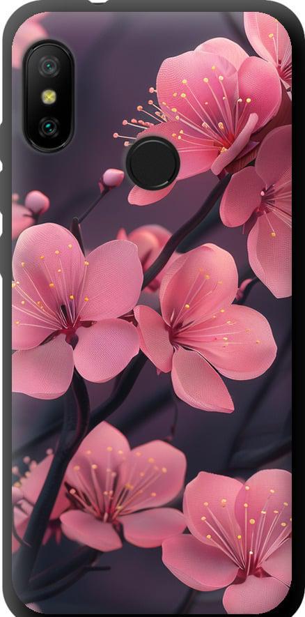 Чехол на Xiaomi Mi A2 Lite Пурпурная сакура (6075b-1522-42517)