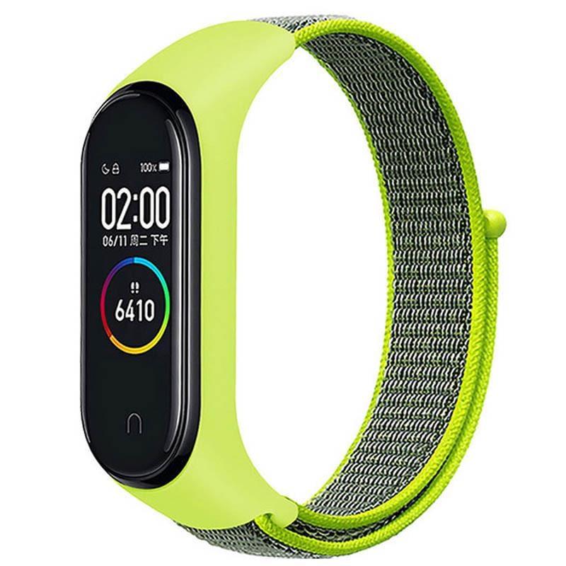 Ремінець Nylon для Xiaomi Mi Band 3/4/5/6 Жовтий (00000032379_8)