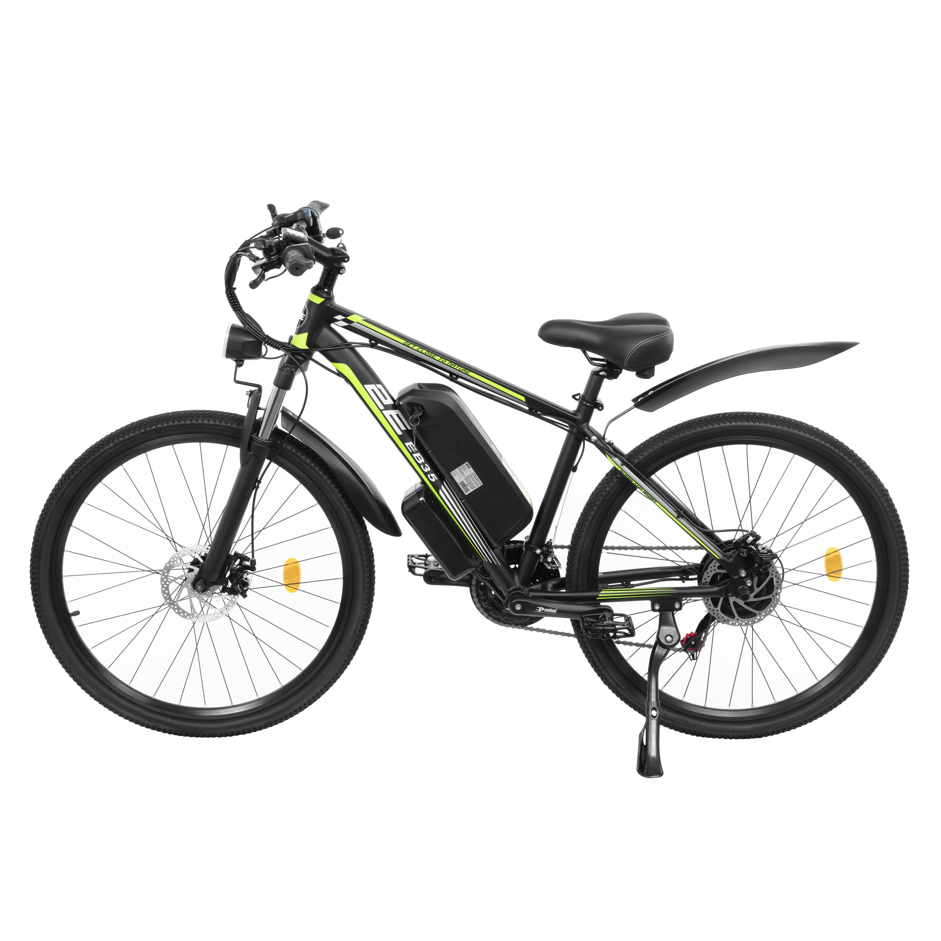 Електровелосипед 2E EB35 d коліс 27,5" 500 Вт Чорний із зеленим (5ab75c21) - фото 2