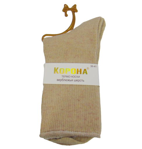 Носки термо без резинки с верблюжьей шерстью Корона 2626 р. 36-41 Бежевый (1978851689) Носки термо без резинки с верблюжьей шерстью Корона 2626 р. 36-41 Бежевый (1978851689)