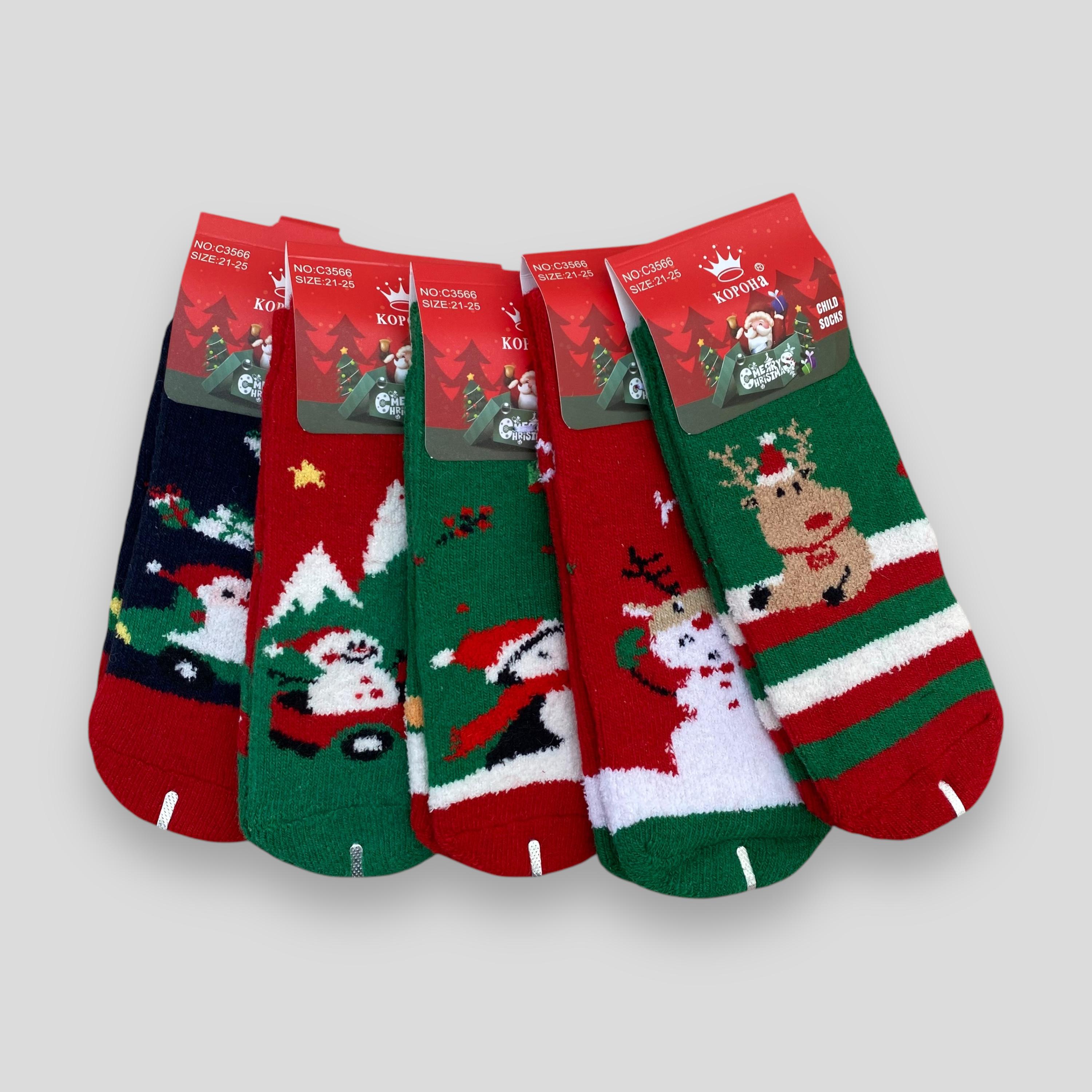 Носки детские Корона новогодние ангоровые р. 21-25 5 пар (JC3566-3I) Носки детские Корона новогодние ангоровые р. 21-25 5 пар (JC3566-3I)