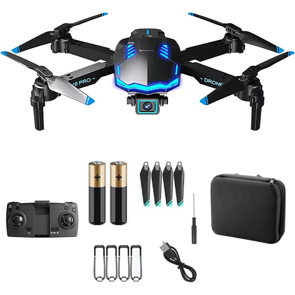 Квадрокоптер RC X6 PRO 4K и HD камеры барометр Black (d220)