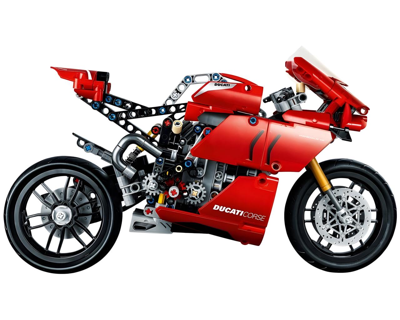 Конструктор Technic Ducati Panigale V4 R 646 деталей (10272) - фото 3 Конструктор Technic Ducati Panigale V4 R 646 деталей (10272) - фото 3