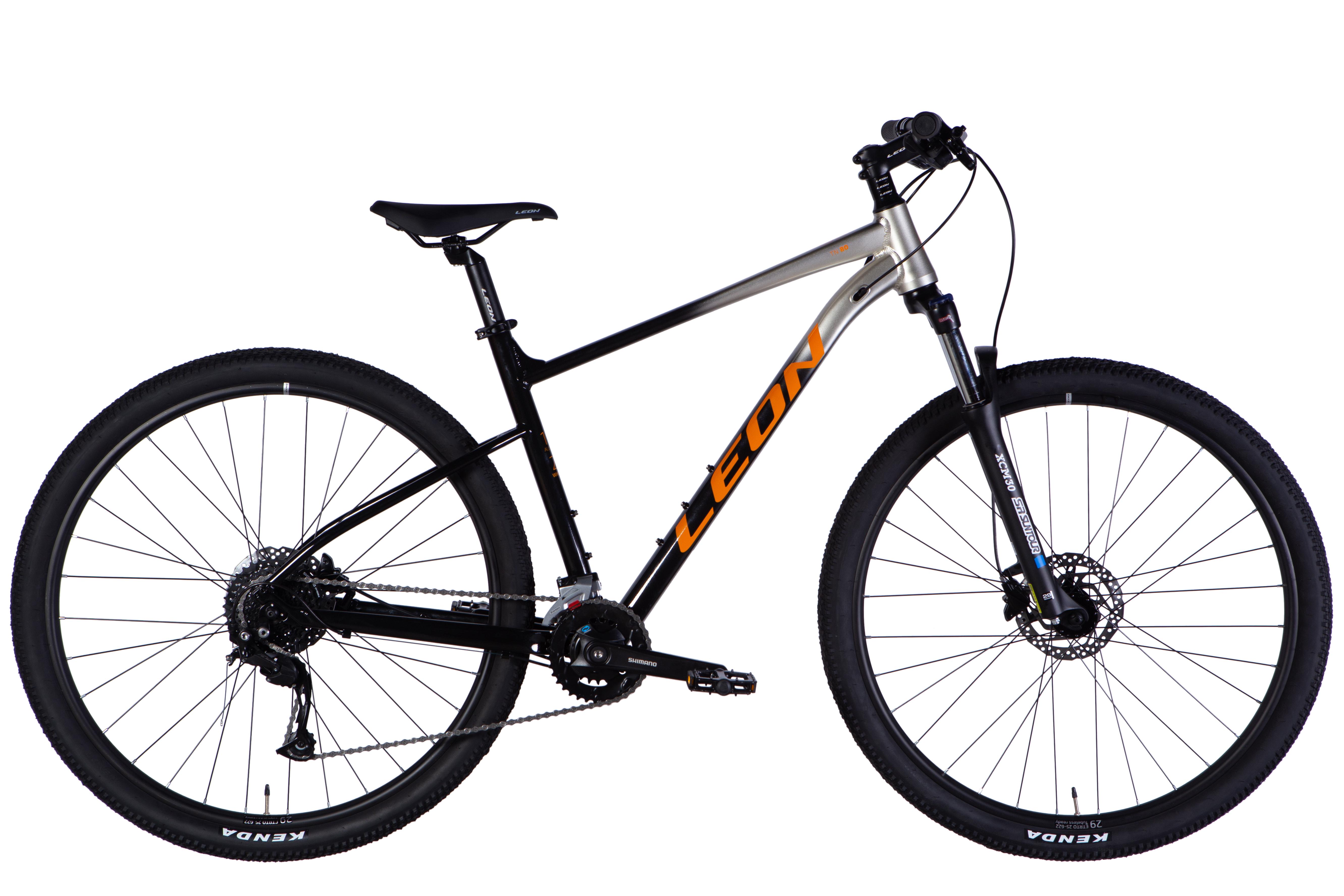 Велосипед Leon 2025 TN 80 HDD AL 29" рама 19" Срiблястий з чорним (OPS-LN-29-225) Велосипед Leon 2025 TN 80 HDD AL 29" рама 19" Срiблястий з чорним (OPS-LN-29-225)