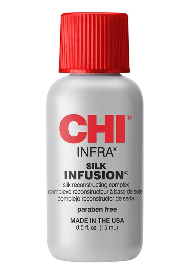 Комплекс відновлюючий шовковий CHI Silk Infusion Infra професійний догляд для сухого та пошкодженого волосся 15 мл (42377)