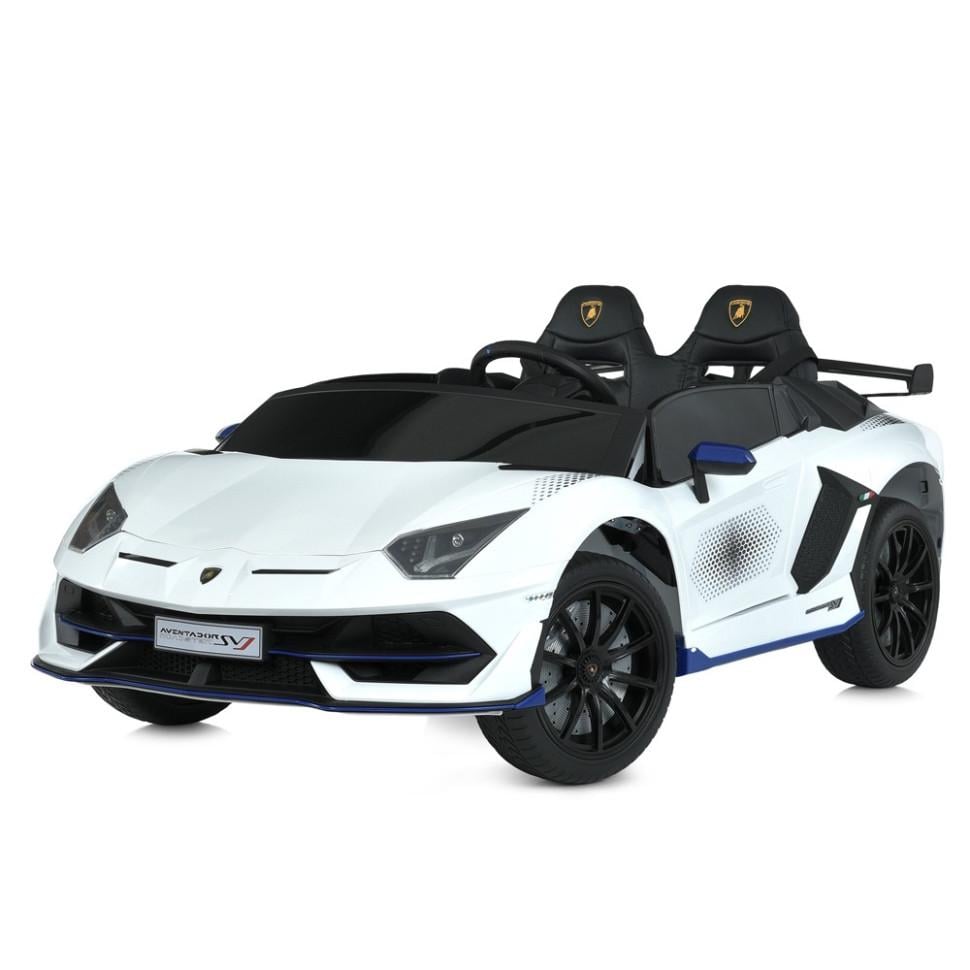 Детский электромобиль Машина Lamborghini 24V до 60 кг Белый (DE-169-E-675)